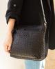 BAG Since Imai Bag Totrue Genuine Horsehide Leather Square Shoulder Bag with Pony Design and Storage [IMAI 1977] Women's Multi-Purpose (33260 Black)
