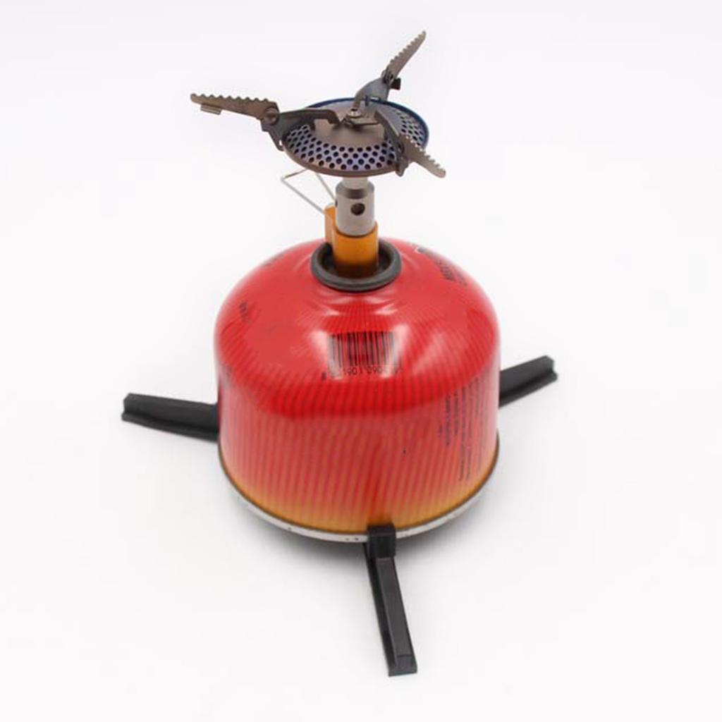 Fuel Can Stabilizer for Camping Stoves Mini Foldable Outdoor Camping Hiking Cooking Gas for Tank Stove Stand Canister Tr