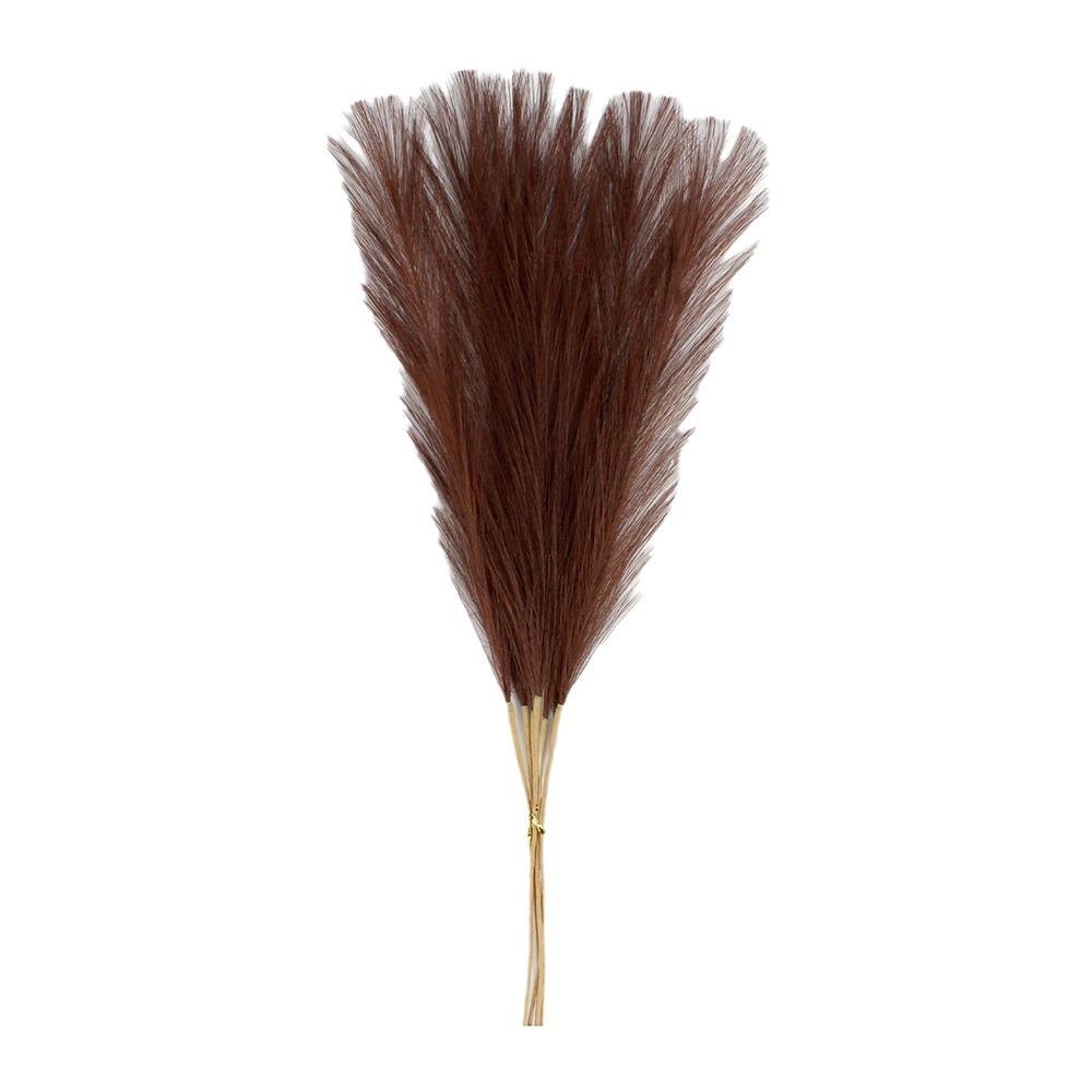 20Pcs Fluffy Texture Faux Plant Reed 50cm/22in Tall Pampas Grass Bouquet  Home Decoration