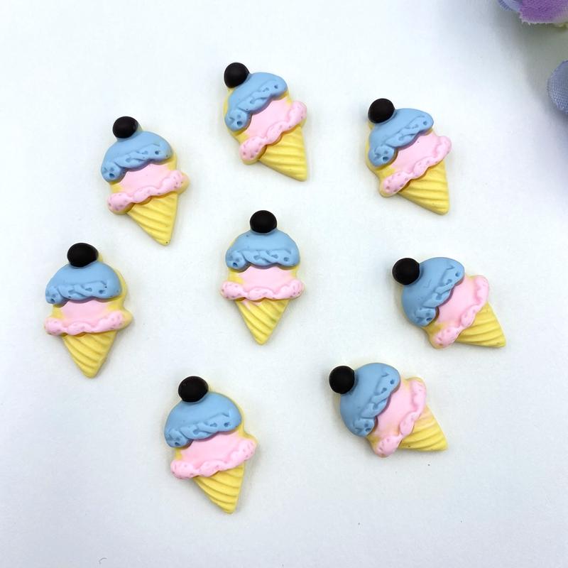 20pcs Hand Painted Resin Unicorn Flatback Cabochons For Hair Bow Centers DIY Scrapbooking Decor