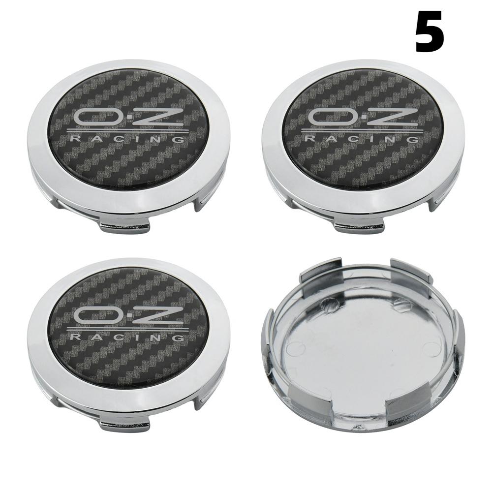 1Set/4PCS 64MM OD / 62MM ID Cap For Rims OZ Logo Wheel Center Cap Sport Car Wheel Cover Hub caps