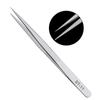 Stainless Steel Anti-iodine Tweezers Long Straight Forceps 12.5cm-30cm Straight Elbow Head Tools