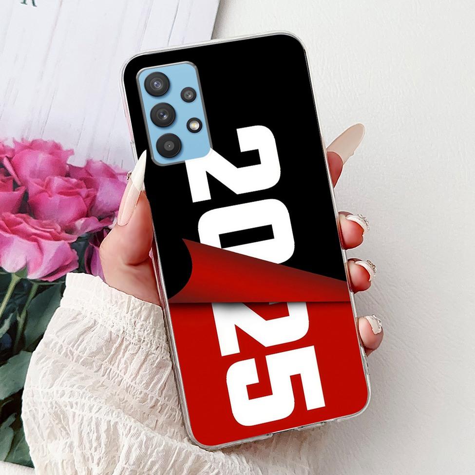 For Samsung A32 5G Case SM-A326B Clear Cute Cat Fashion Funny Painted Back Cover For Samsung Galaxy M32 5G Phone Case SM- M326B