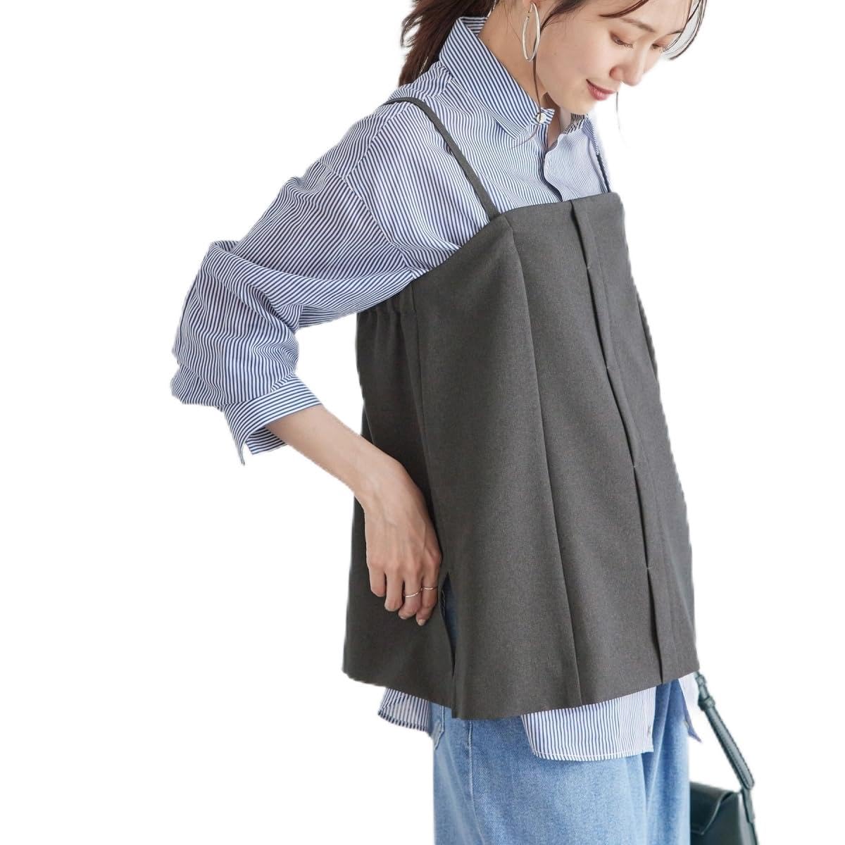 

ROPE PICNIC Camisole Charcoal Compatible with Sets Women s Bustier, GDF54040, (06),