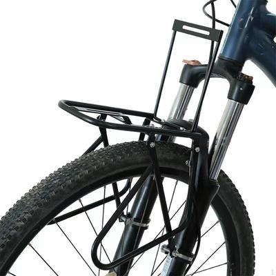 Steel Front Bicycle Rack with Side Guards for Mountain Bikes Sturdy 15kg Capacity