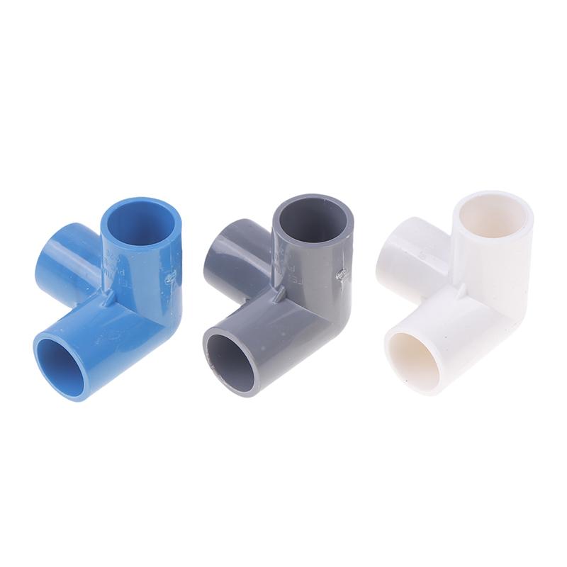10Pcs Pvc Elbow 3 Way Pipe Fittings Pvc Garden Right Angle Tee Corner Joint Tent Feet Corner Center Connector