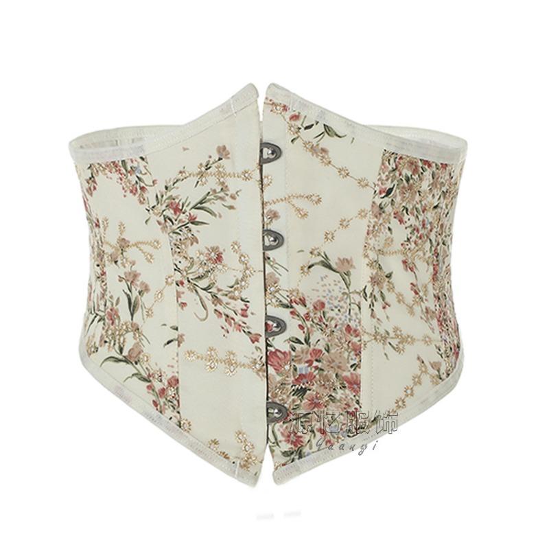 Abdominal Belt Waistband Outer Wear Fishbone Girdle Waistband Chest Support Palace Corset
