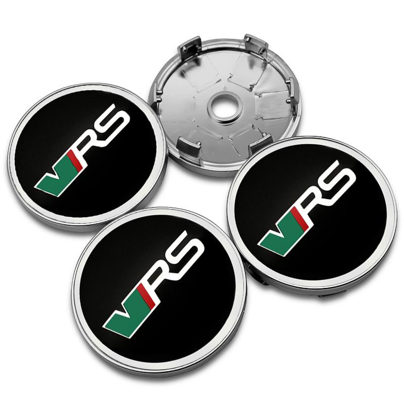 4Pcs 56/60mm Car Wheel Center Hub Caps Sticker Rim Cover Emblem Badge For Skoda Octavia 2 3 a5 a7 Fabia Kamiq Kapoq Kodiaq Rapid
