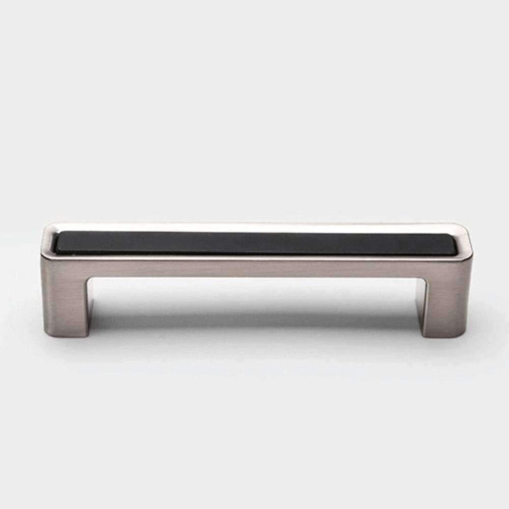 Black Square Single Hole Handle Zinc Zinc Zinc Alloy Cabinet Handle Black Gold Handle  Kitchen Cabinets