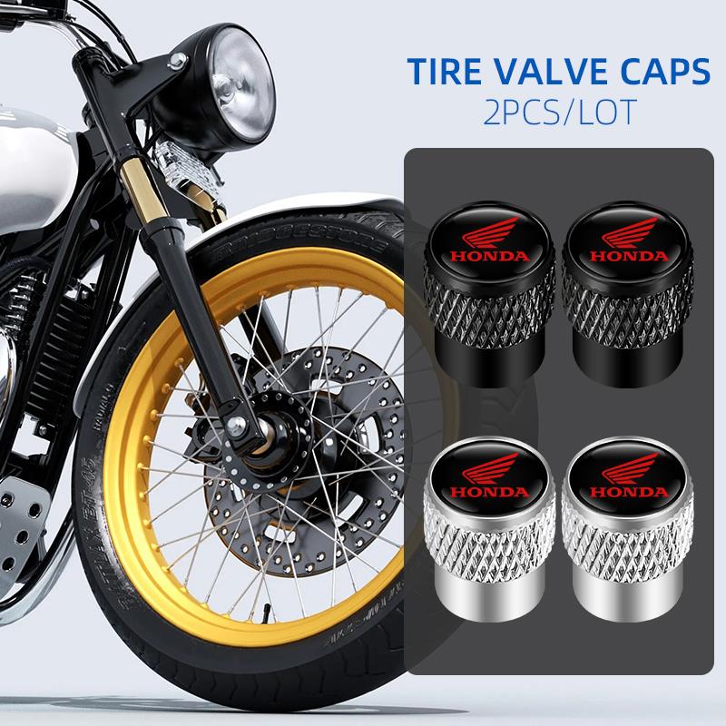 2Pcs Motorcycle Accessories For HONDA Hornet CB600F CB600 CB599 Goldwing Gl1800 Hornet 600 Tire Valve Air Port Stem Cover Caps