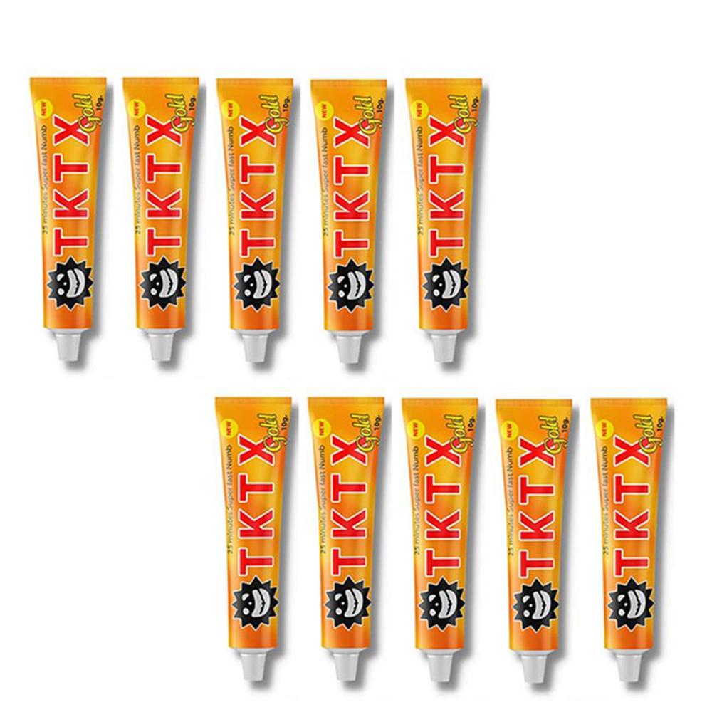 TKTX 55% Numbing Cream 10g Black/white/blue/yellow/green/gold/red