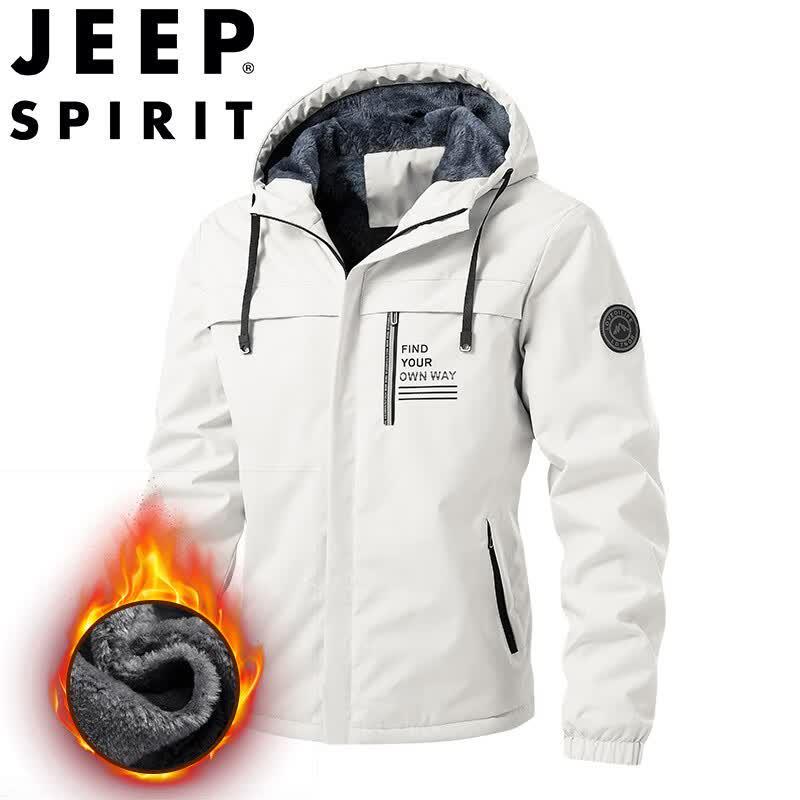 JEEP SPIRIT Men's Hooded Warm Padded Jacket