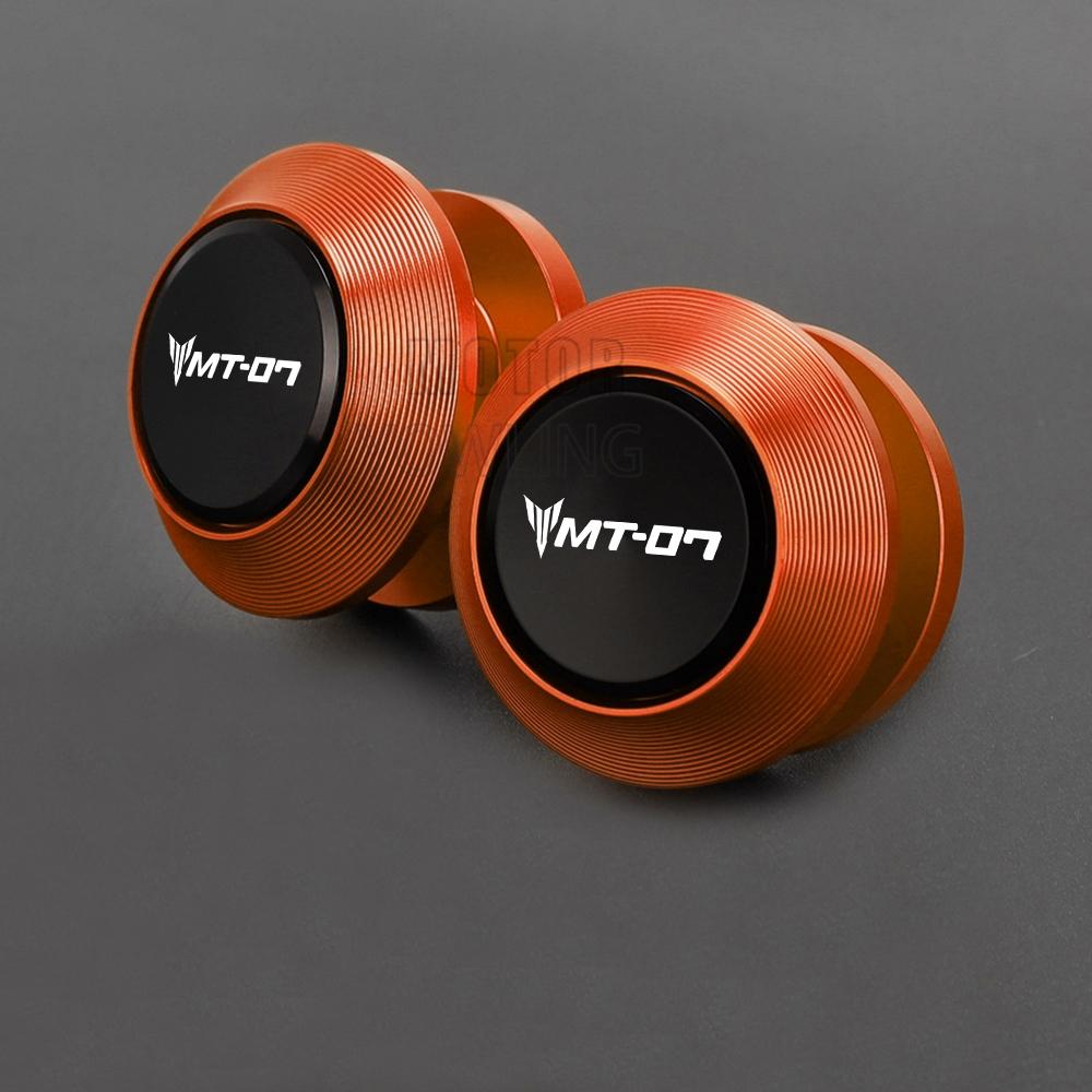 For Yamaha MT 07 MT07 FZ07 FZ 07 FZ-07 MT-07 Motorcycle 6MM Aluminum Swing Arm Stand Screw Swingarm Spools Slider Accessories