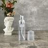 In Stock: 60ml Clear PET Foaming Facial Cleanser Bottle with Press-Top for Travel or Hotel