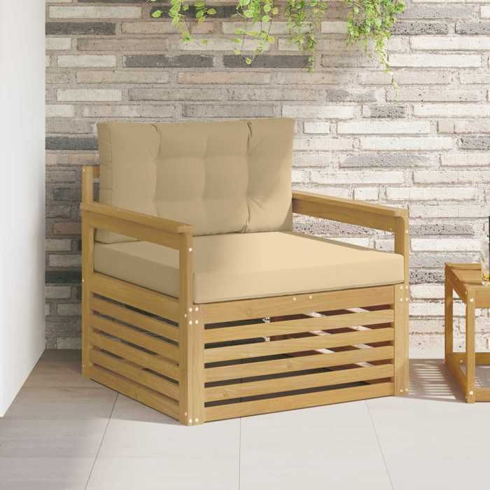 Maison Exclusive - Canapé d’extérieur Polyester Blanc