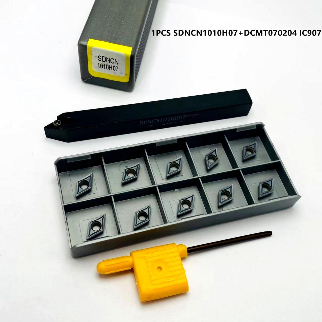 

SDNCN1010H07 SDNCN1212H07 SDNCN161H07 SDNCN2020K07 Зовнішній тримач інструменту для автомобіля. dcmt070204 Різальна пластина з твердого сплаву для CNC токарного верстата