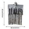 Halloween Hanging Ghost Skull Skeleton Gauze Scary Props Haunted House Outdoor Yard Garden Horror Decoration Lofytain