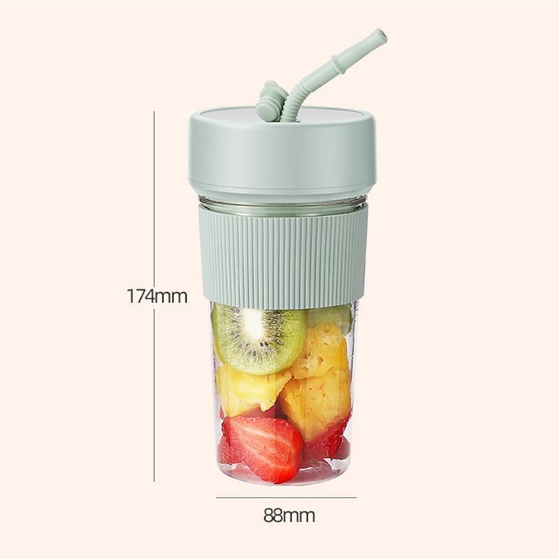 Goede Draagbare Blenderbeker En Reisdeksel, Met USB-opladen, Maakt Smoothies En Shakes Romig, Fruitpers Voor Keuken
