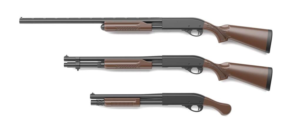 Little Armory LA055 M870 Type Hardwood Plastic Model