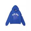 Unisex Loose Fit Two Piece Tracksuit Long Sleeve Hoodie Elastic Waist Sweatpants Spider Rhinestone Print Streetwear Matching Outfit Set