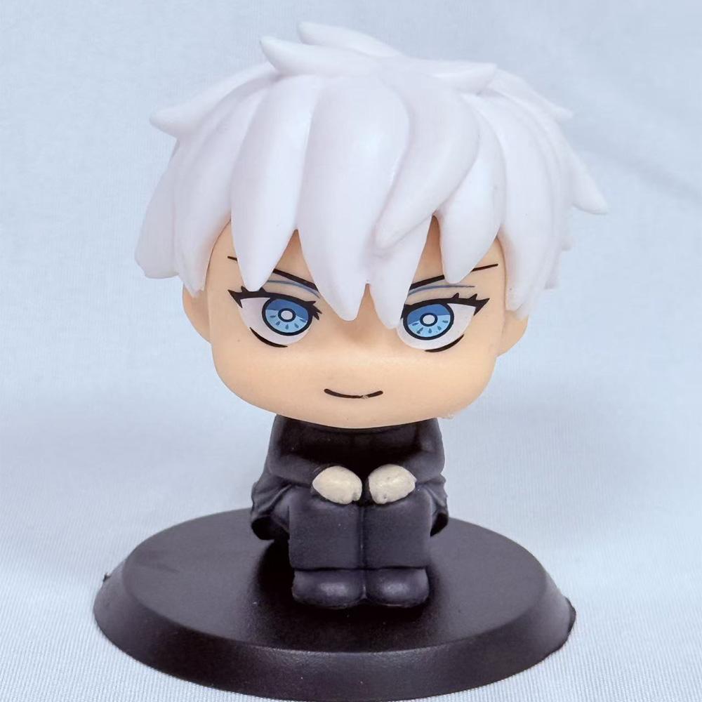1-5pcsOriginal Jujutsu Kaisen Anime Figure Look Up Kkotsu Yuta Geto Suguru Anime Figure Q Version Cute Model Toys