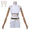 K-POP: Demon Hunters Zoey White Version Cosplay Costume Anime 2D Outfit Play Role Clothes Clothing for Women