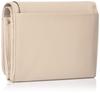 Marie Claire Women's Bifold Wallet, Genuine Leather, Zippered Coin Purse, Large Capacity, Carrousel Brand, 88649-40, Beige
