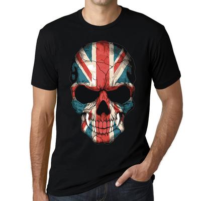 Grafisks vīriešu T-krekls - Apvienotās Karalistes galvaskausa krekls - Great Britain Tee
