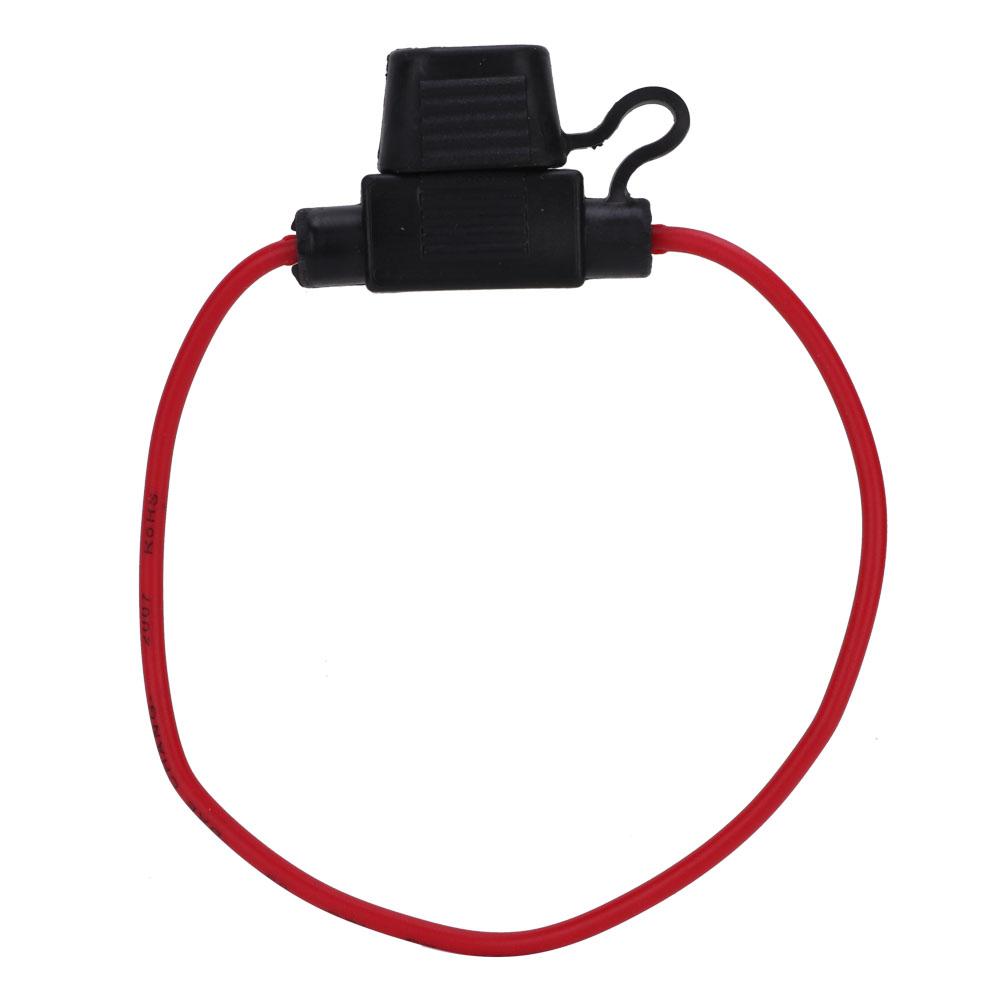 Small Size 5pcs In Line Fuse Holder 5pcs ATC ATO Blade Fuse For Car Boat RV (3A Blade Fuse)