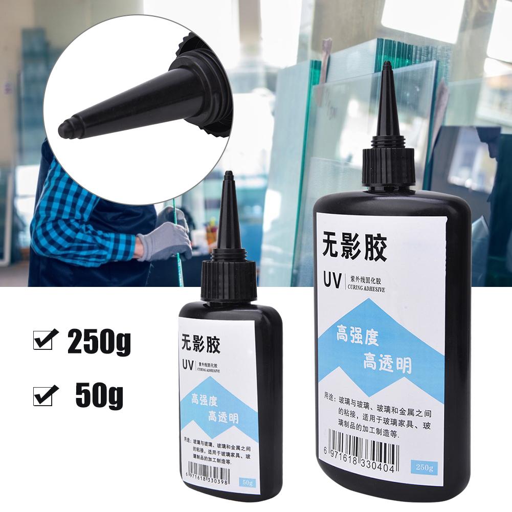 Clear UV Glue Ultraviolet Cure High Strength Adhesive for Glass Coffee Table Crystal Acrylic