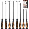 HORUSDY 8-Piece Professional Hook And Pick Set For Automotive Precision Work, Oil Seal Puller, O-Ring & Gasket Removal Tools With Ergonomic Handles