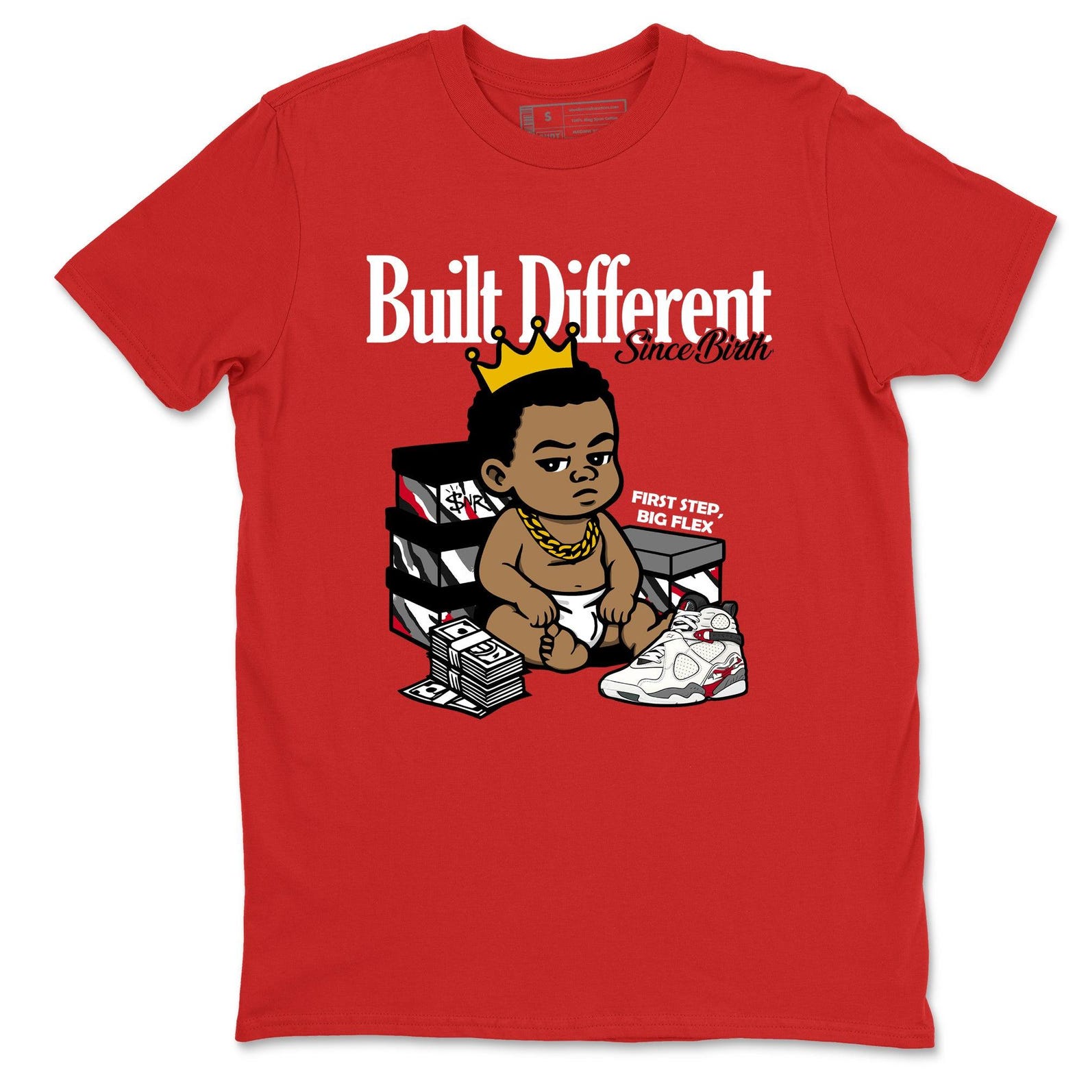Built Different Since Birth Graphic T-Shirt - best T-Shirts to wear with jordans 8s Bunny 4XL