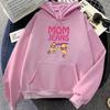 Funny Graphic Clothes Band Mom Jeans Band Streetwear Hoodies Long Sleeve Soft Hooded Pullovers Printing Women