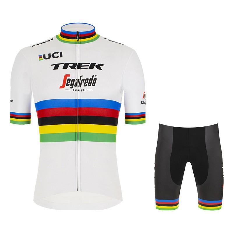 Set Maglia da Ciclismo da Uomo Manica Corta Asciugatura Rapida Traspirante Abbigliamento per Bici da Strada Ciclismo
