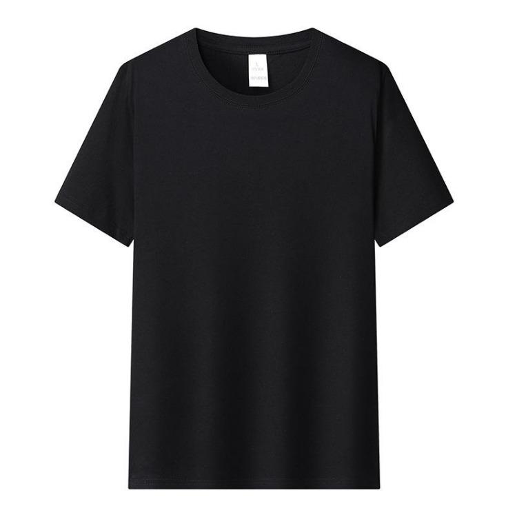 Herren Sommer Reiner Baumwolle Einfarbig Lässig Rundhals Kurzarm Locker Atmungsaktiv T-Shirt Paar Oberteil