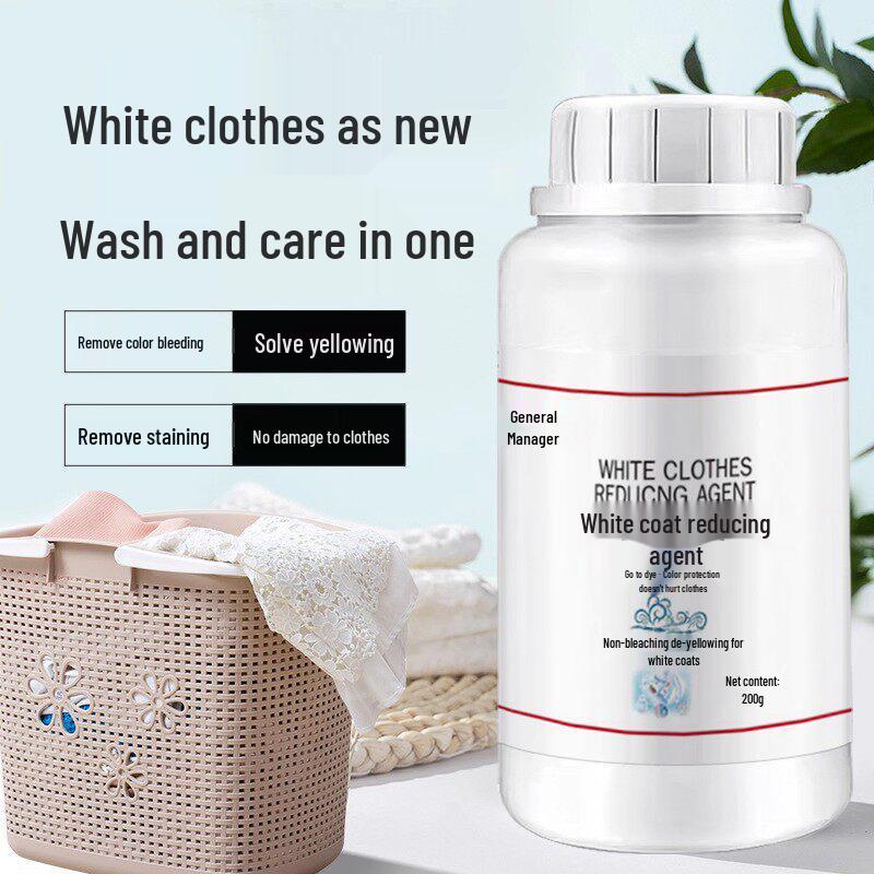 Strong Stain Remover & Whitening Bleach for White Clothes
