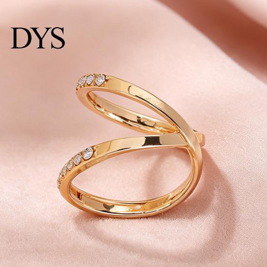 Elegant Scarf Clip Rhinestone Ring, Minimalist Double-Ring Neckerchief Slide, Decorative Durable Clasp Women Wrap Holder for Shirts Scarves Shawls