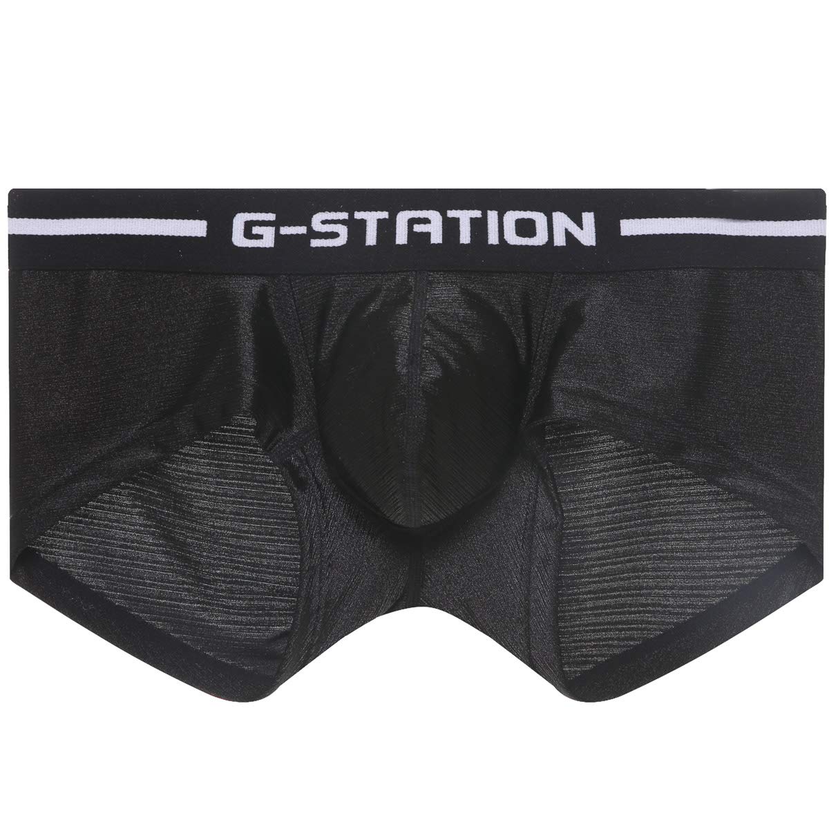 

Boxer Size Maximum 3D Shiny 3D Stitching G-Station Men s Shorts, M, Black, Pouch, Thin, Stretch, Men s Underwear, чёрный