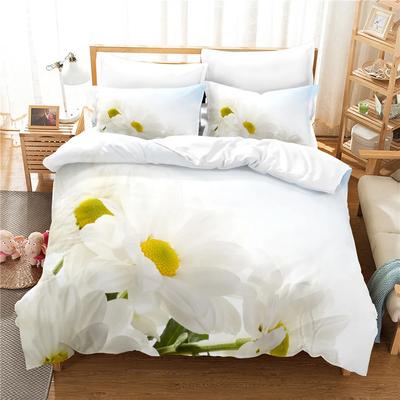 Conjunto de Roupa de Cama para Adultos Flor de Crisântemo Conjuntos de Capa de Edredom para Crianças, Twin Full Queen King Conjunto de Quarto Têxtil para Casa Housse De Couette