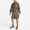 Men's Nike SS22 ACG Rock Full Print Casual Hooded Jacket Rock Gray DV6648-004