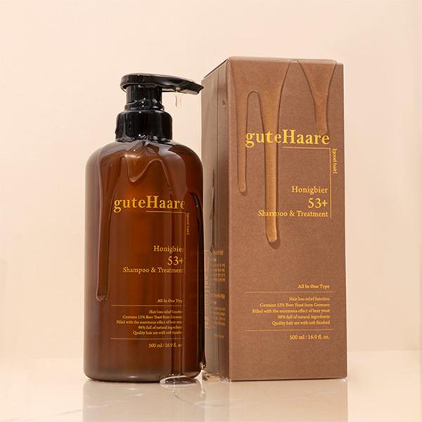 Daycell guteHaare Honeybeer 53+ Hair Loss Relief Shampoo & Treatment 500ml x 2