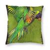 Lorikeet Trichoglossus Square Pillowcase Polyester Linen Velvet Printed Zip Decorative Car Cushion Cover
