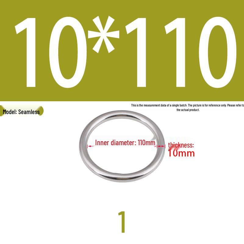 304 Stainless Steel Seamless O-Ring for Lifting and Hammock Yoga Connection