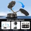 Vacuum Magnetic Phone Holder Suction Cup Phone Mount for Car [80 LBS Strongest Suction Strongest Magnetic] 3s Fast Install