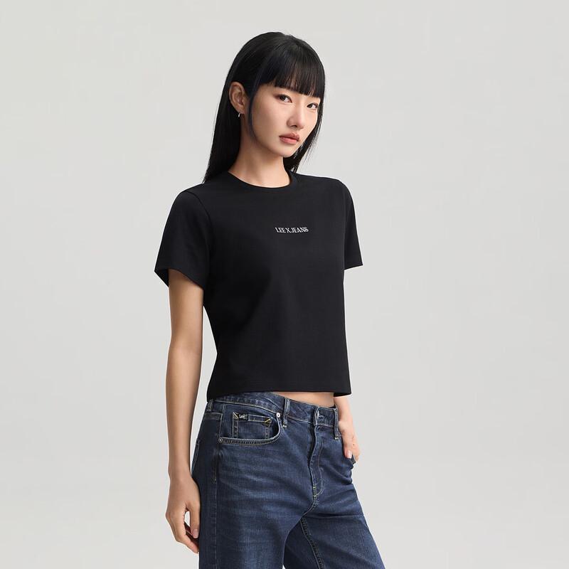 Lee Women's Crew Neck Logo Print T-shirt