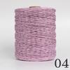 2 Roll Natural Raffia Straw Yarn Colorful Threads For Summer Hand Knit Crochet Hat HandBag Cushion Baskets Hand Craft Material