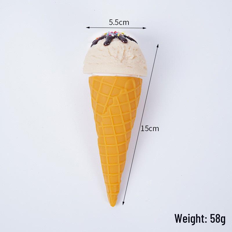 

PVC Realistic Ice Cream Cone Model for Display Props