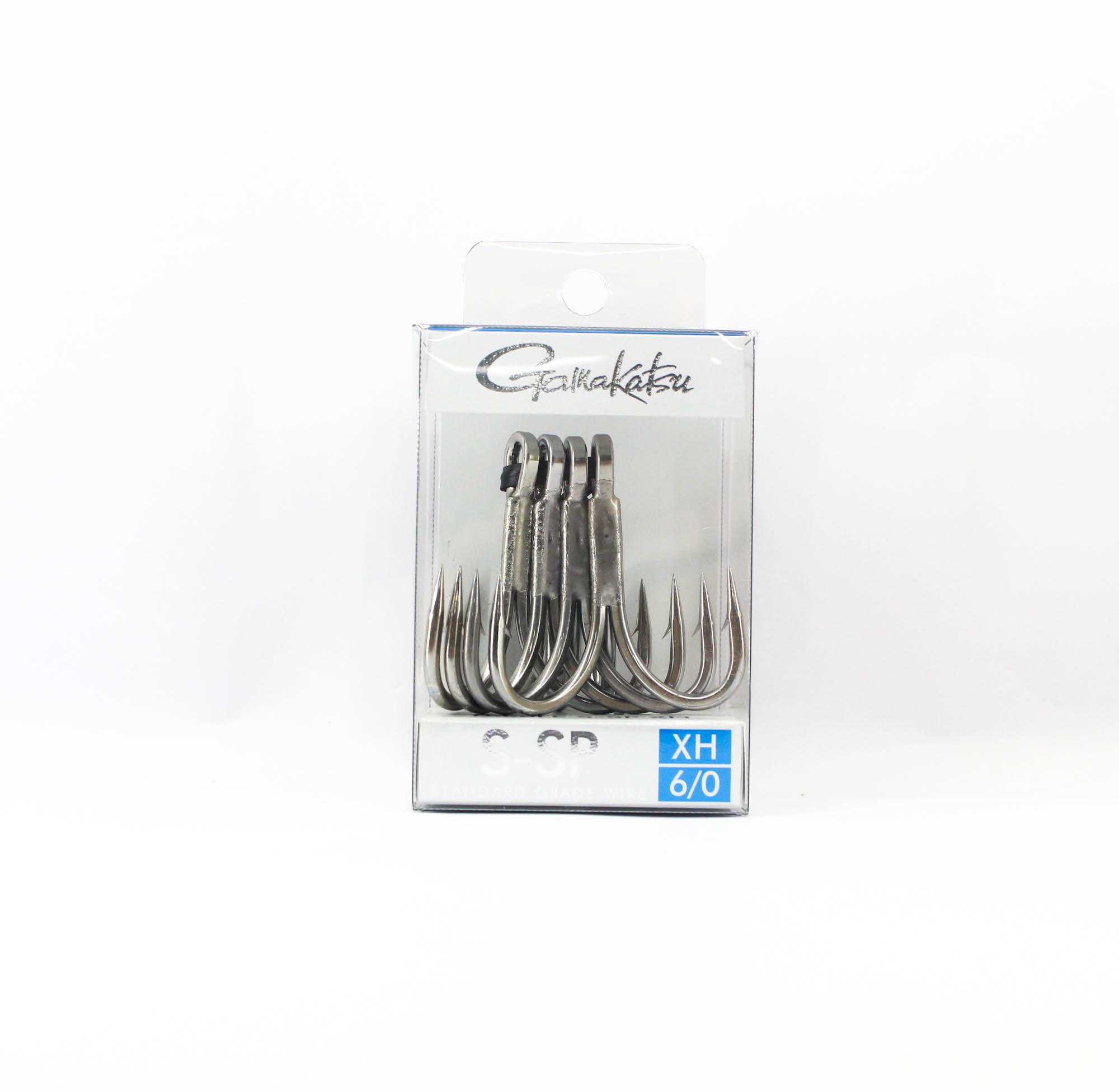 Gamakatsu 68984 Treble Hook S-SP XH Size 6/0 (4923)