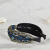 MAIA Royal Jacquard Hairband - Navy