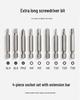 Jieli Electric Screwdriver Bit Set - Slotted & Phillips Heads